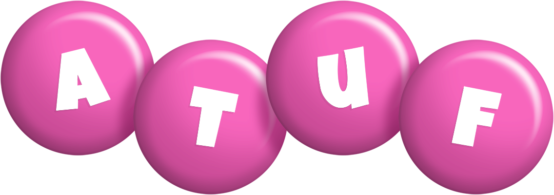 Atuf candy-pink logo