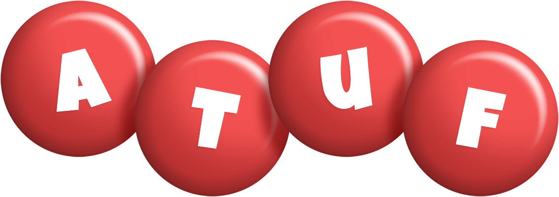 Atuf candy-red logo