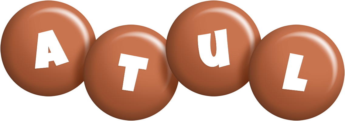 Atul candy-brown logo