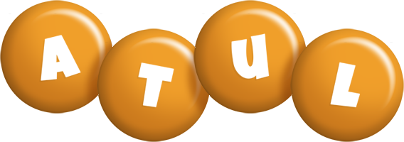 Atul candy-orange logo