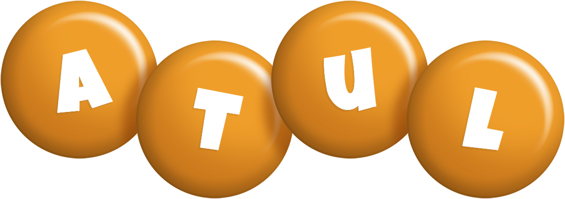 Atul candy-orange logo