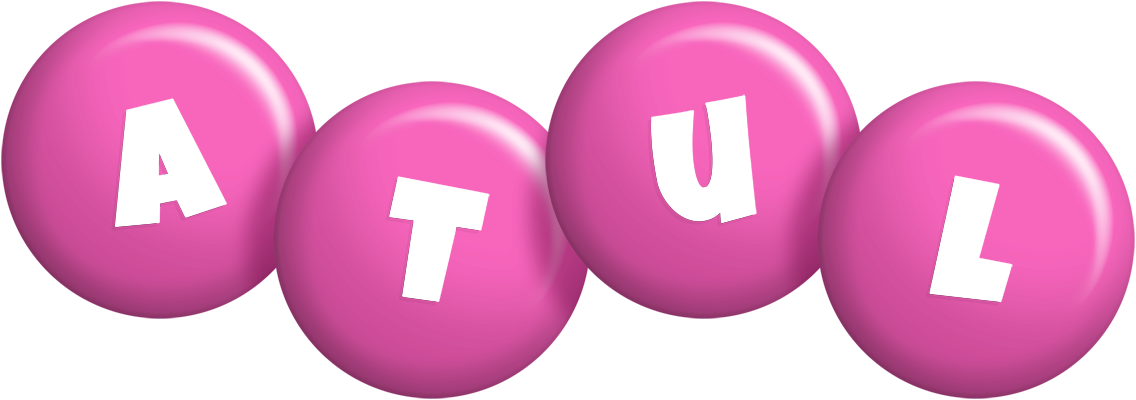 Atul candy-pink logo