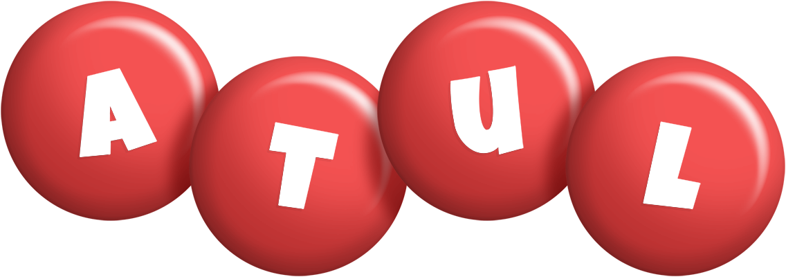 Atul candy-red logo