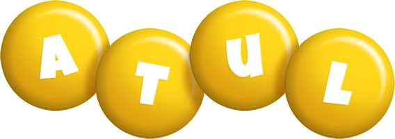 Atul candy-yellow logo