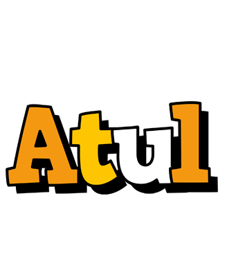Atul cartoon logo