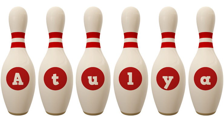Atulya bowling-pin logo
