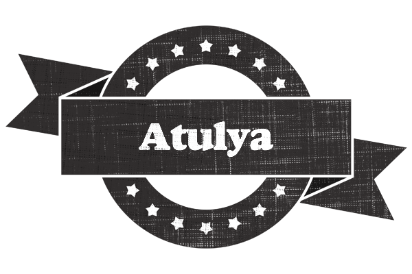 Atulya grunge logo