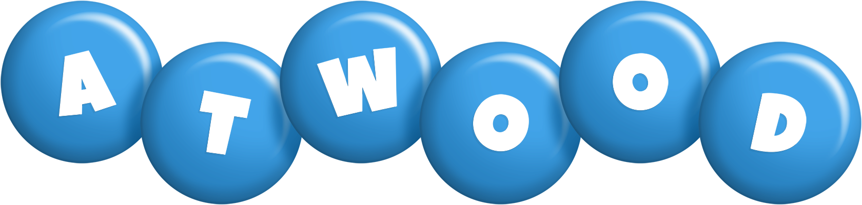 Atwood candy-blue logo