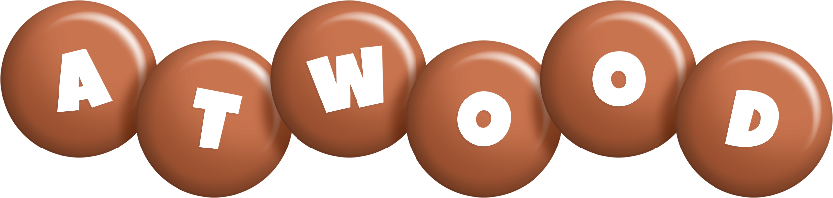 Atwood candy-brown logo