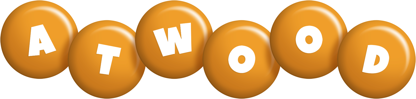 Atwood candy-orange logo