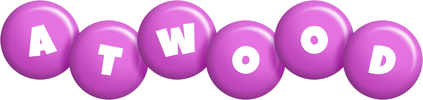 Atwood candy-purple logo