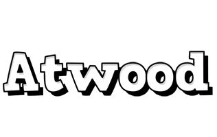 Atwood snowing logo