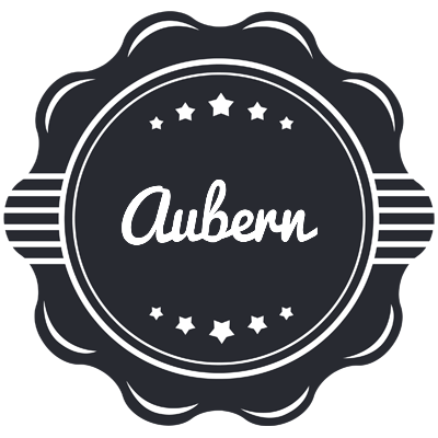 Aubern badge logo