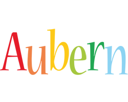 Aubern birthday logo