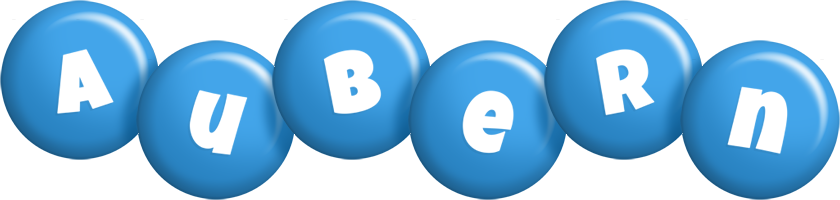 Aubern candy-blue logo