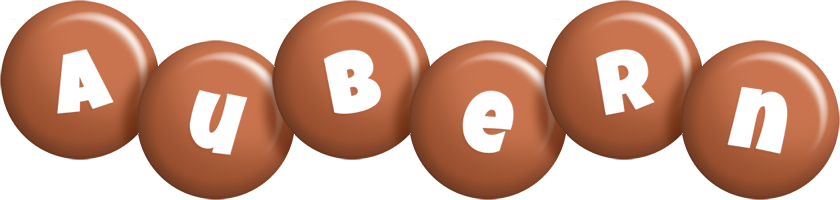 Aubern candy-brown logo