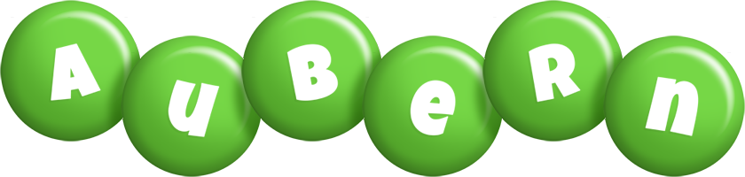 Aubern candy-green logo