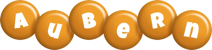 Aubern candy-orange logo