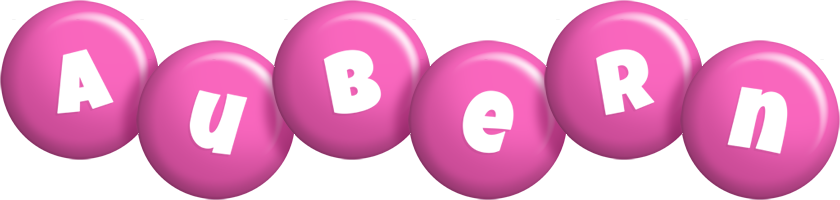 Aubern candy-pink logo