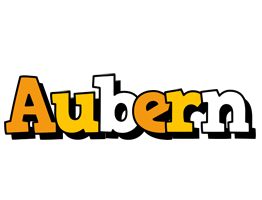 Aubern cartoon logo