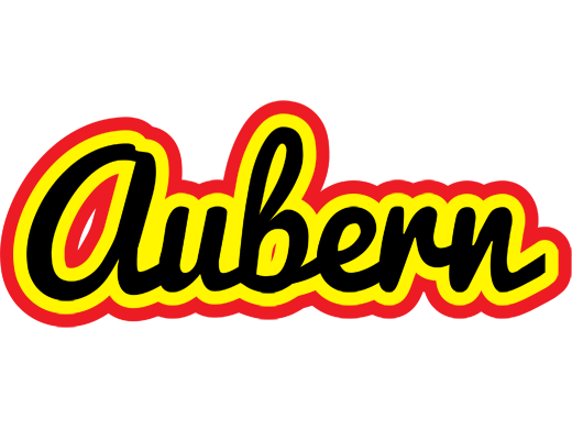 Aubern flaming logo