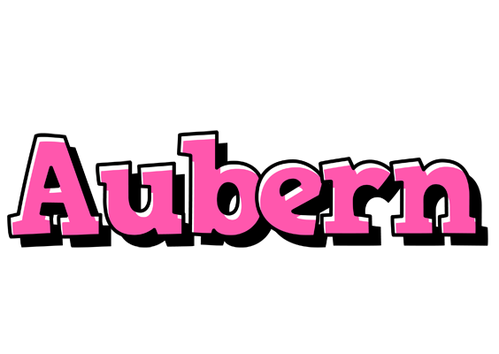 Aubern girlish logo