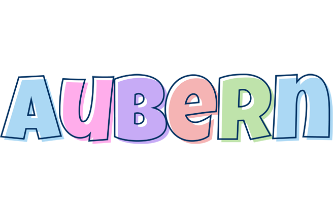 Aubern pastel logo