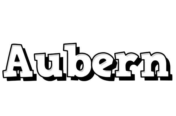 Aubern snowing logo