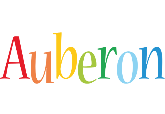Auberon birthday logo