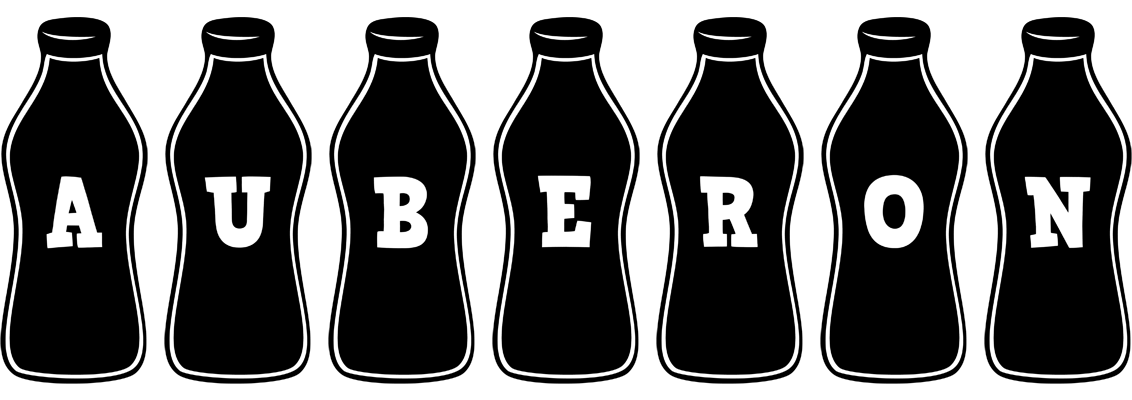 Auberon bottle logo