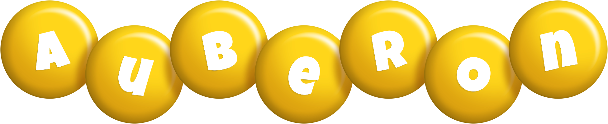 Auberon candy-yellow logo