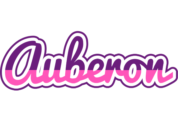 Auberon cheerful logo