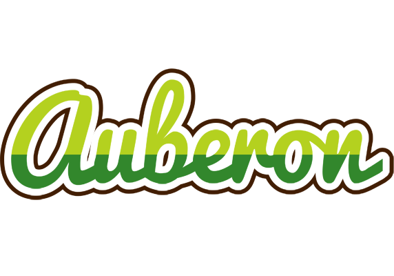 Auberon golfing logo