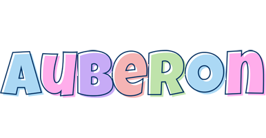 Auberon pastel logo