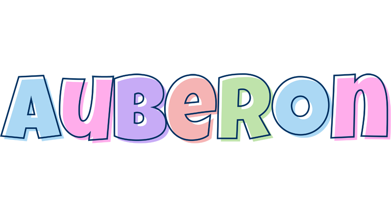Auberon pastel logo