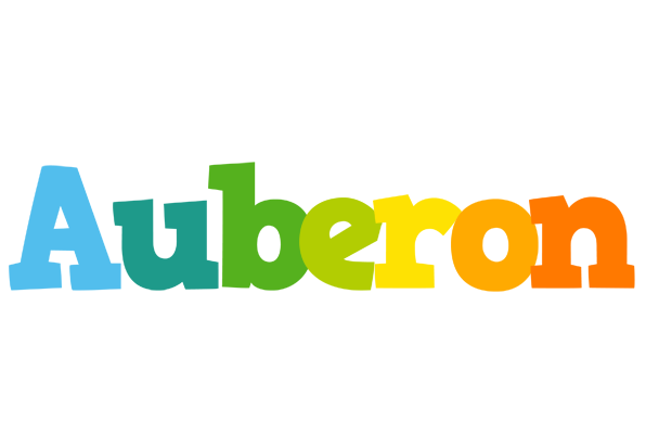Auberon rainbows logo