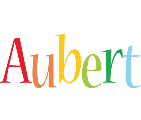 Aubert birthday logo