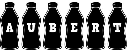 Aubert bottle logo