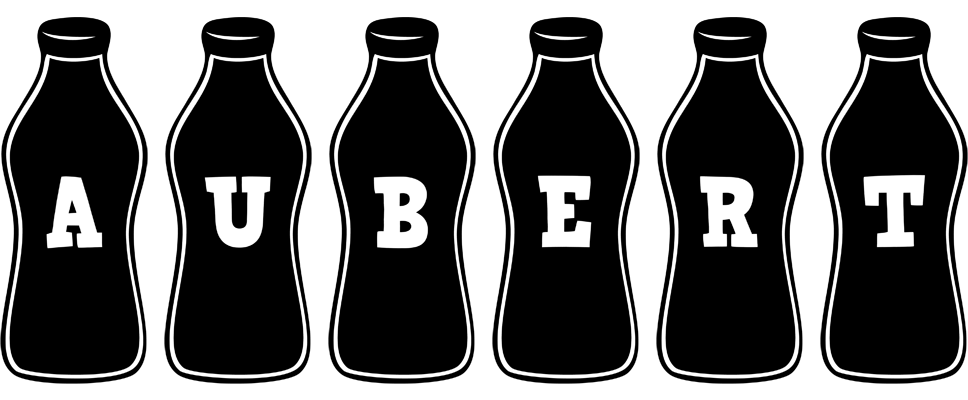 Aubert bottle logo