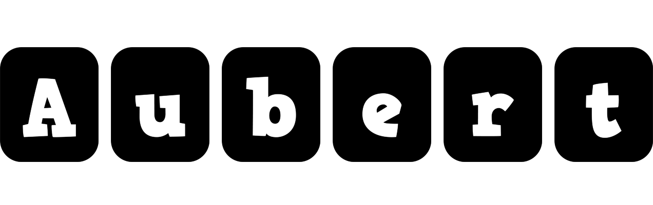 Aubert box logo