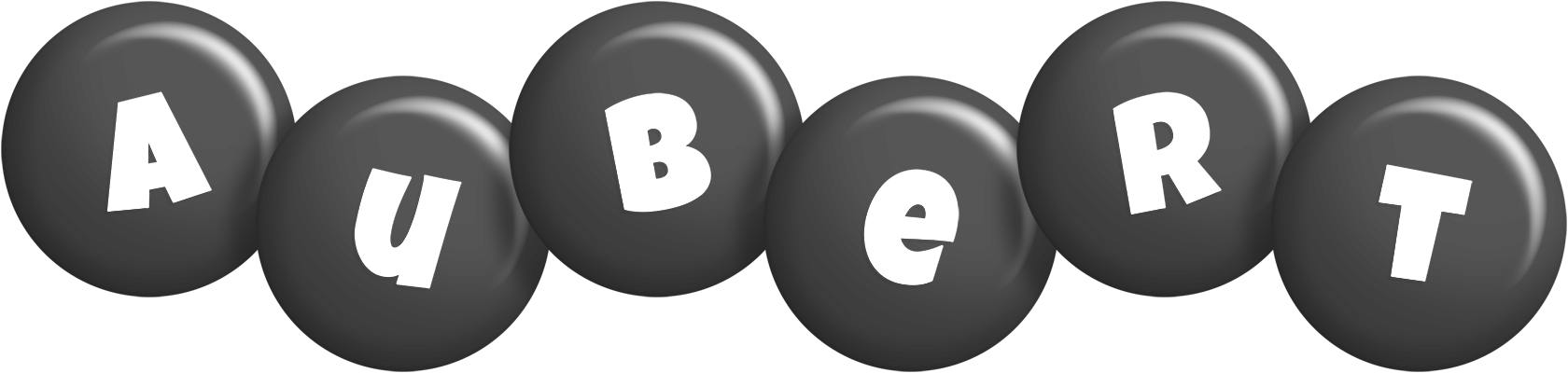 Aubert candy-black logo