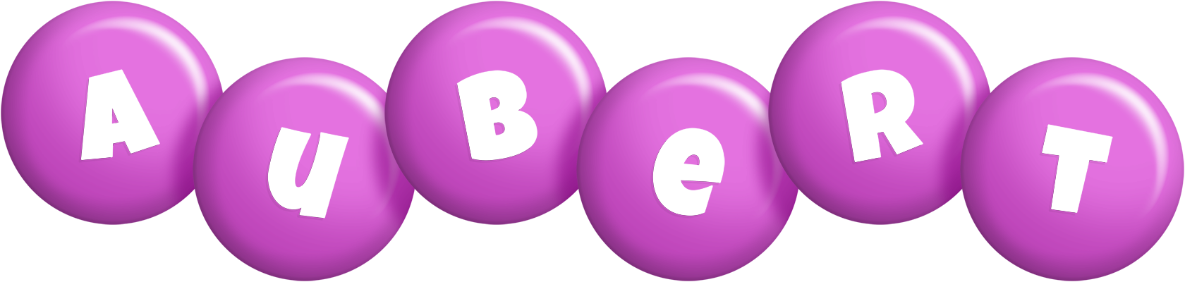 Aubert candy-purple logo