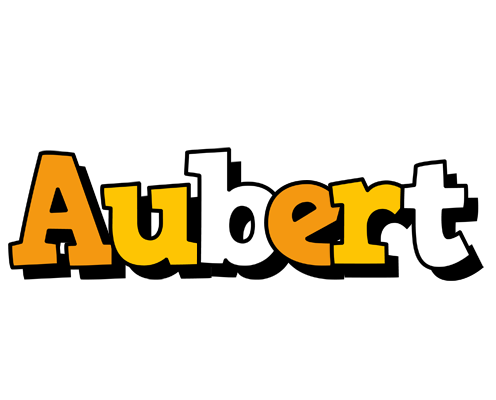 Aubert cartoon logo