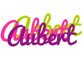 Aubert flowers logo