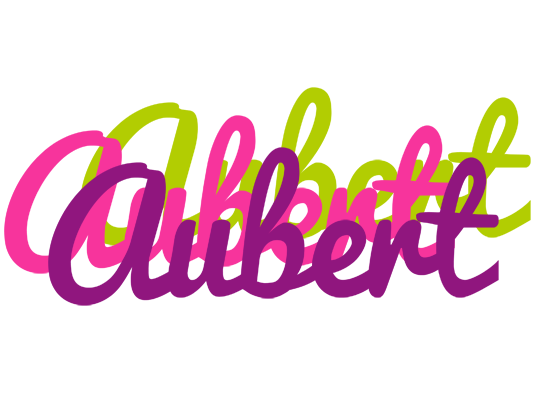 Aubert flowers logo