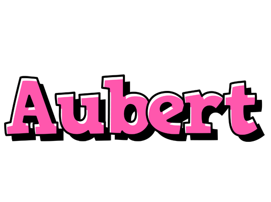 Aubert girlish logo