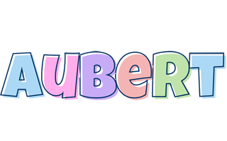 Aubert pastel logo