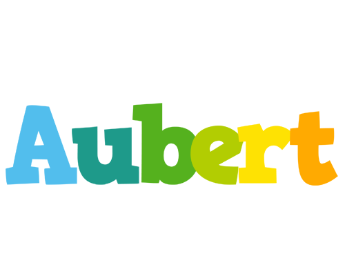 Aubert rainbows logo