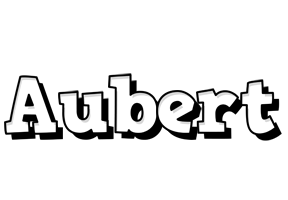 Aubert snowing logo