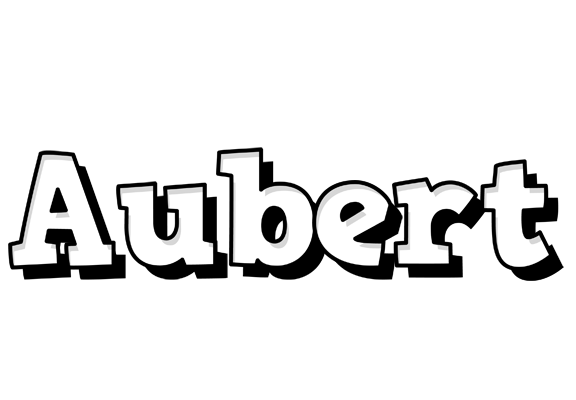Aubert snowing logo